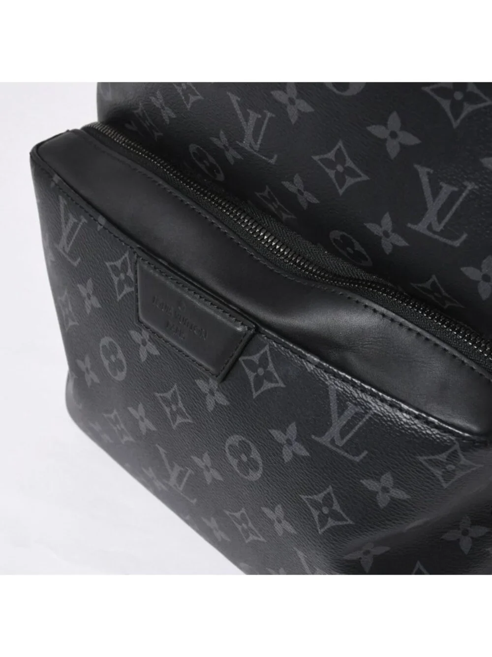 Louis Vuitton Backpack Discovery PM Black Silver Monogram Eclipse